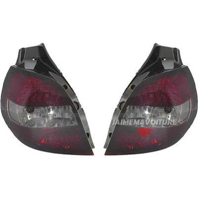 Black for Renault Clio 3 Led rear lights