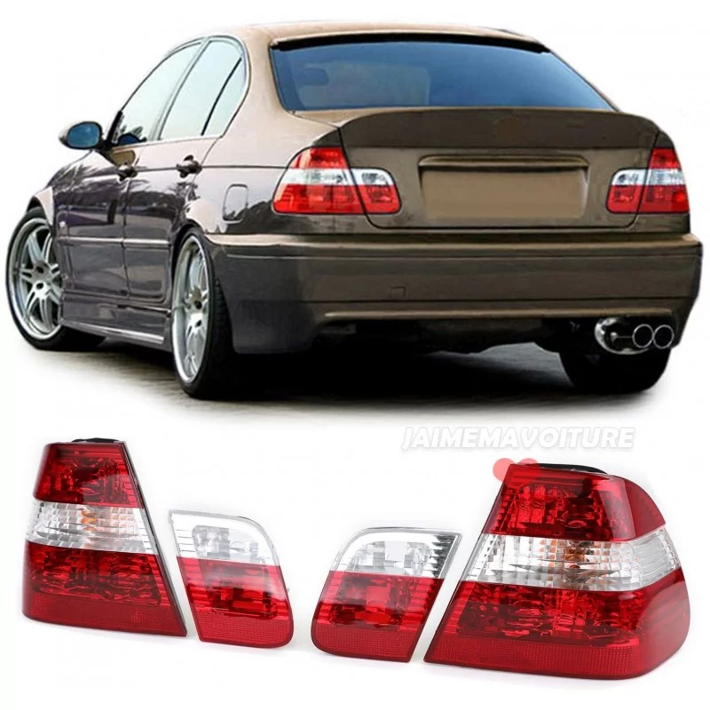 Achterlichten voor BMW 3 Reeks E46 Sedan 1998-2001 Look Fase 2