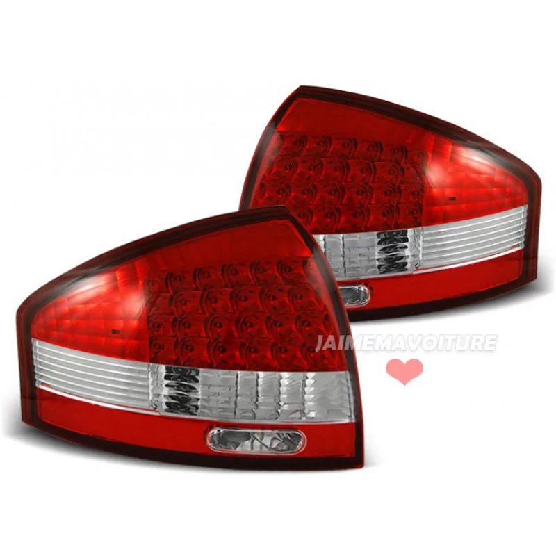 LED-bakljus till Audi A6 Rödvit