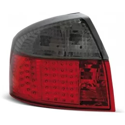 Luci posteriori a LED per Audi A4 8E - Rosso fumé