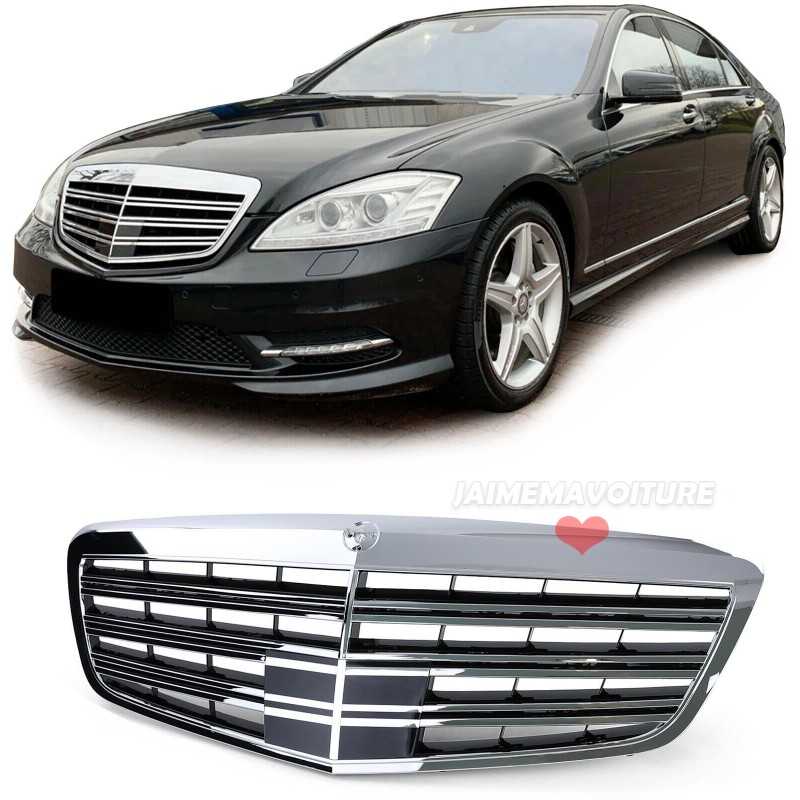 Kylargrill till Mercedes S-klass AMG 2009-2013 krom