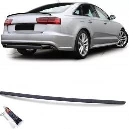 Spoiler per Audi A6 2011-2018 look S6 - Nero opaco