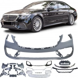 Front bumper look AMG for Mercedes class S W222 2018-2020