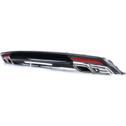 Diffusor för bakre stötfångare Mercedes S-klass W222 2013-2017 CARBON look
