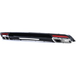 Rear bumper diffuser Mercedes E-class 2016-2020 look E63 - NORMAL (non-AMG)