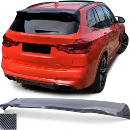 Becquet aileron spoiler de toit look carbone pour BMW X3 G01