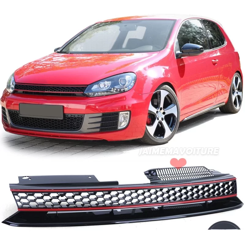 Grill till Golf 6 utan Look Gti-logotyp