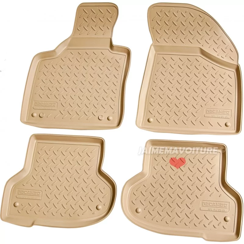 Tappeto beige per Audi A3 2003-2013