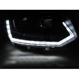 Phares avants tuning LED pour VW T5 2010-2015 look T6