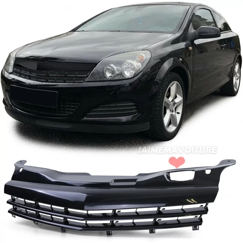 Zwarte grille voor Opel Astra H GTC TwinTop 2005-2010