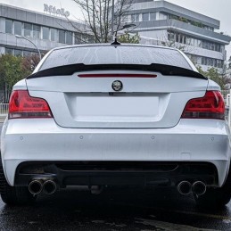 Spoiler schwarz lackiert BMW 1er E82