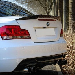 Spoiler schwarz lackiert BMW 1er E82