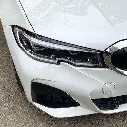 Paupières de phares noires pour BMW Série 3 G20 G21 2019-2022