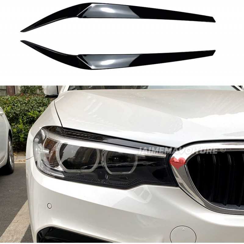 Paupières de phares noires pour BMW Série 3 G20 G21 2019-2022