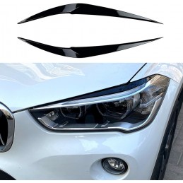 Svarta strålkastarlinser för BMW X1 2015-2019 F48