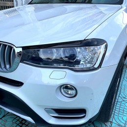 Párpados de faros negros para BMW X1 2015-2019 F48