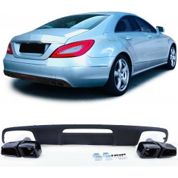 aMG 63 black diffuser tip kit for Mercedes CLS C118