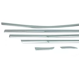 Aluminium krom nedre fönsteromfattningar för RENAULT CLIO 4 5-dörrars