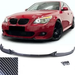 Carbon voorbumperblad voor BMW 5 Reeks Pack M 2007-2010