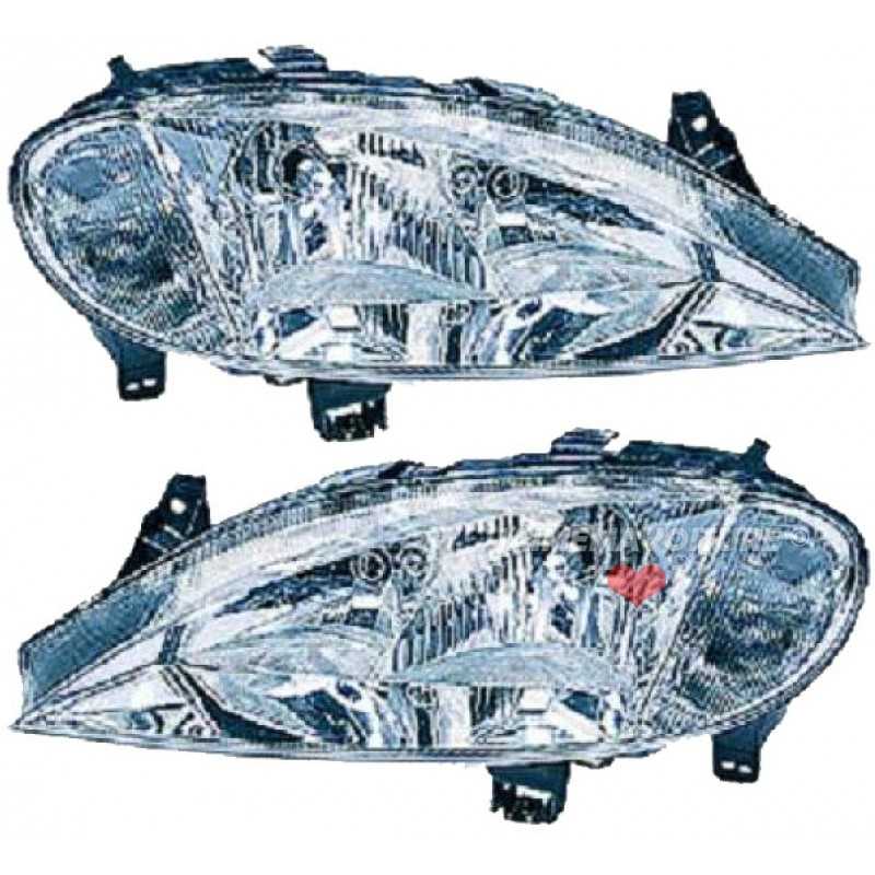 Phares avants pour Renault Megane 1999-2002 - Type H7