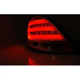Rökta LED-rör bakljus för Peugeot 207