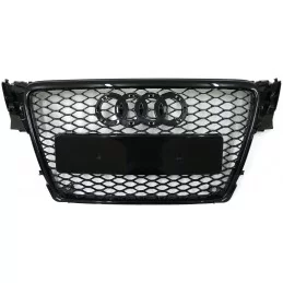 Griglia anteriore per Audi A4 B8 2007-2011 look RS4 verniciata nera