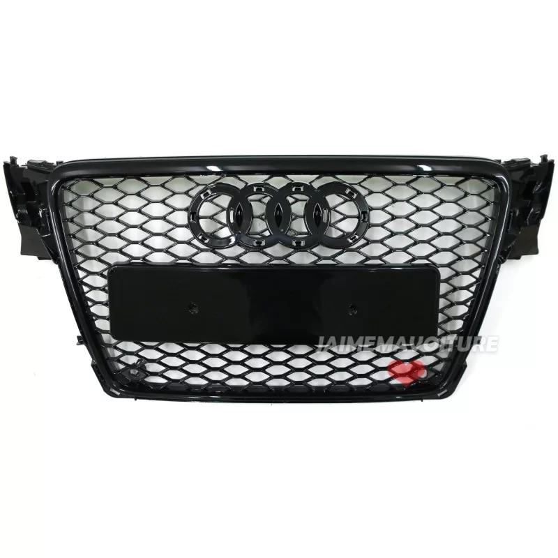 Griglia anteriore per Audi A4 B8 2007-2011 look RS4 verniciata nera