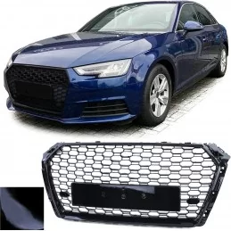 Griglia RS4 look per Audi A4 B9 2015-2019 verniciata nera