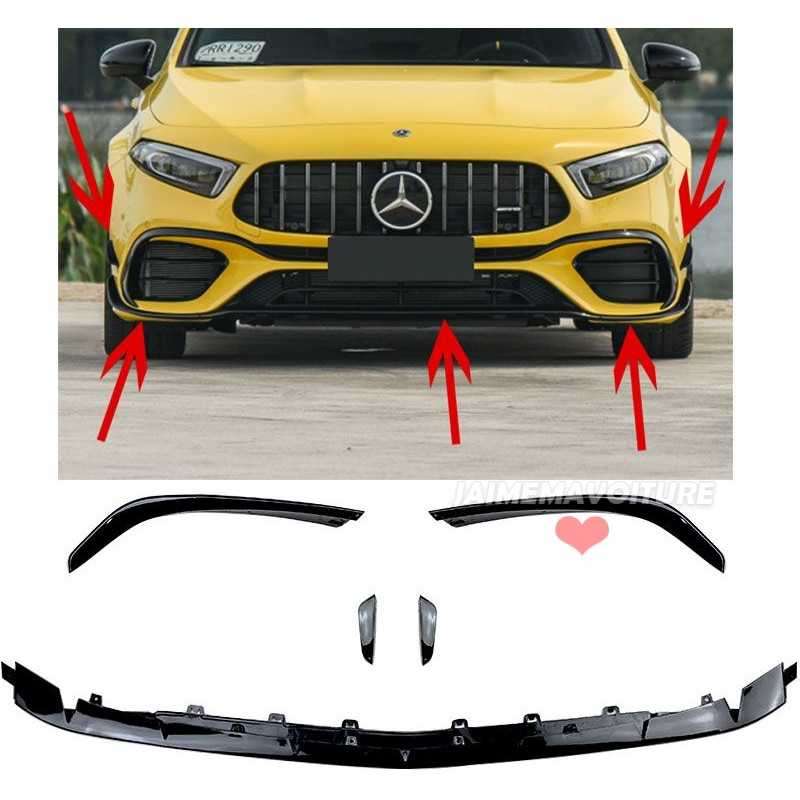 Kit lame per paraurti anteriore Mercedes Classe A W177 A45 AMG