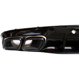 Diffusor look C63 bakre stötfångare AMG Mercedes C-klass C205 2014-2020
