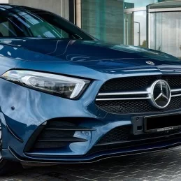 Kit 7 rajouts de pare-chocs avant Mercedes Classe A AMG look AERO 2019-2023
