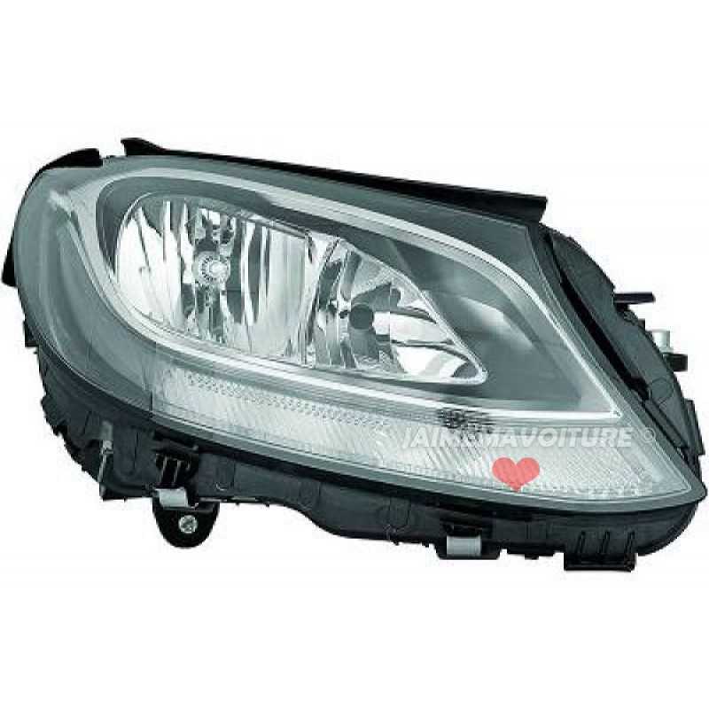 Headlight xenon right for Mercedes C-Class W205 - without turn light