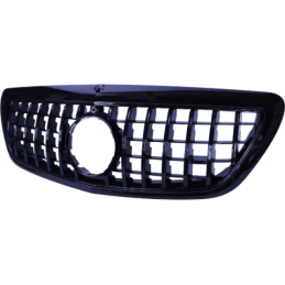 Svart panamericana-grill till Mercedes S-klass W222 2013-2020