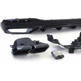 Kit diffuseur embouts AMG noir pour GLS X166 2015 - 2019