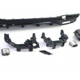 Diffusor Kit AMG Endstücke schwarz für GLS X166 2015 - 2019