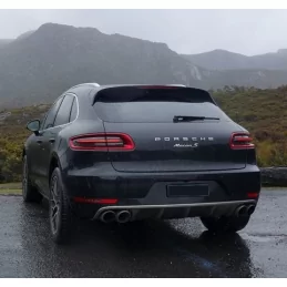 Added front bumper and rear for Porsche Macan Turbo