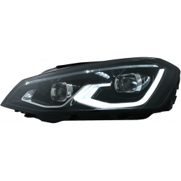 Faro delantero led para VW Golf 7 look Golf 7.5 GTI Lisseret Rojo