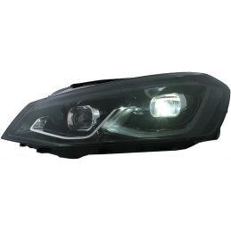 Faro delantero led para VW Golf 7 look Golf 7.5 GTI Lisseret Rojo