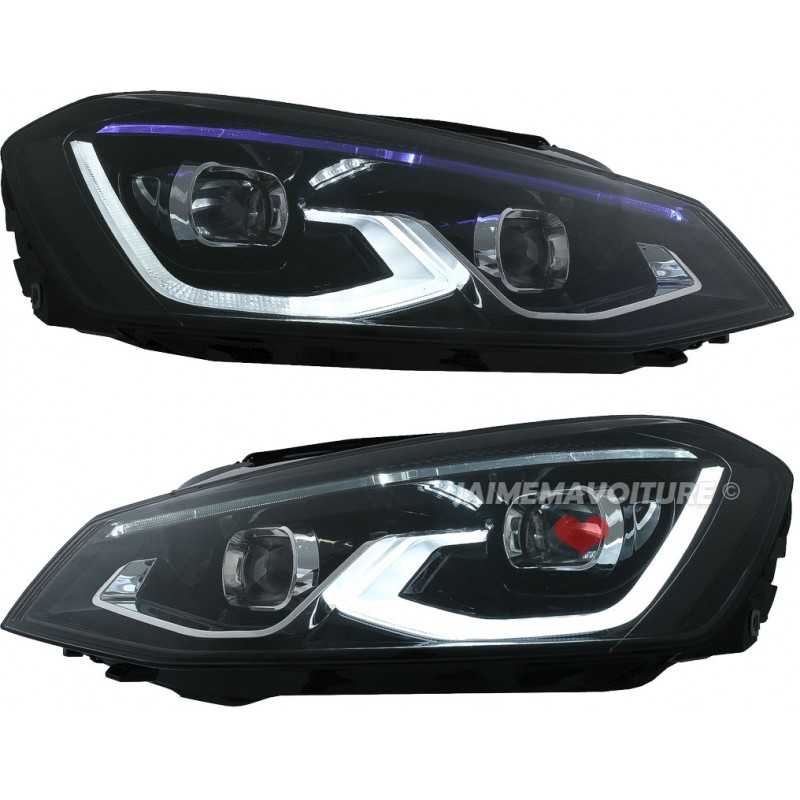 Front headlight led for VW Golf 7 look Golf 7.5 GTI Lisseret Red