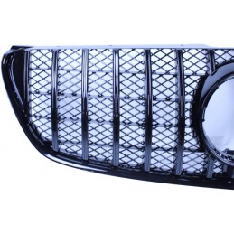 Svart panamericana-grill till Mercedes V-klass W447 2014-2019