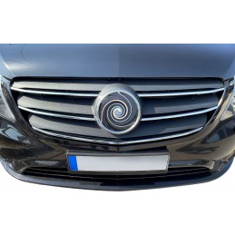 5 adiciones cromadas para parrilla Mercedes Vito W447 2014-2019