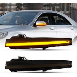 Svarta LED-indikatorer för Mercedes V-klass / Vito W447-speglar