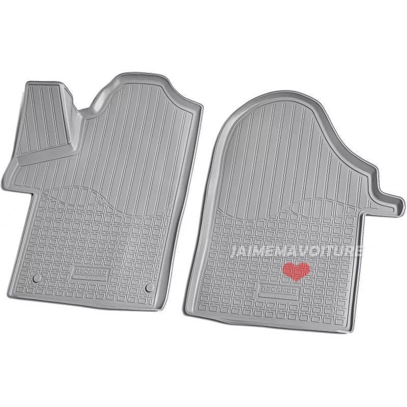 Tappetino in gomma per Mercedes Classe V W447 GRIGIO