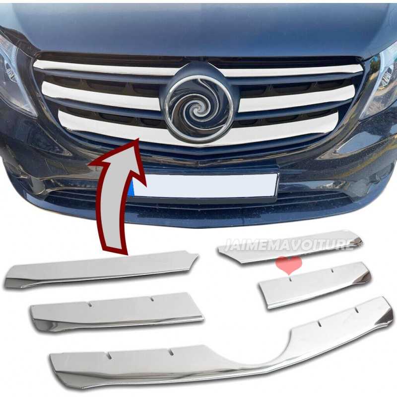 Chromergänzungen für Kühlergrill Mercedes Vito W447 2020-2023