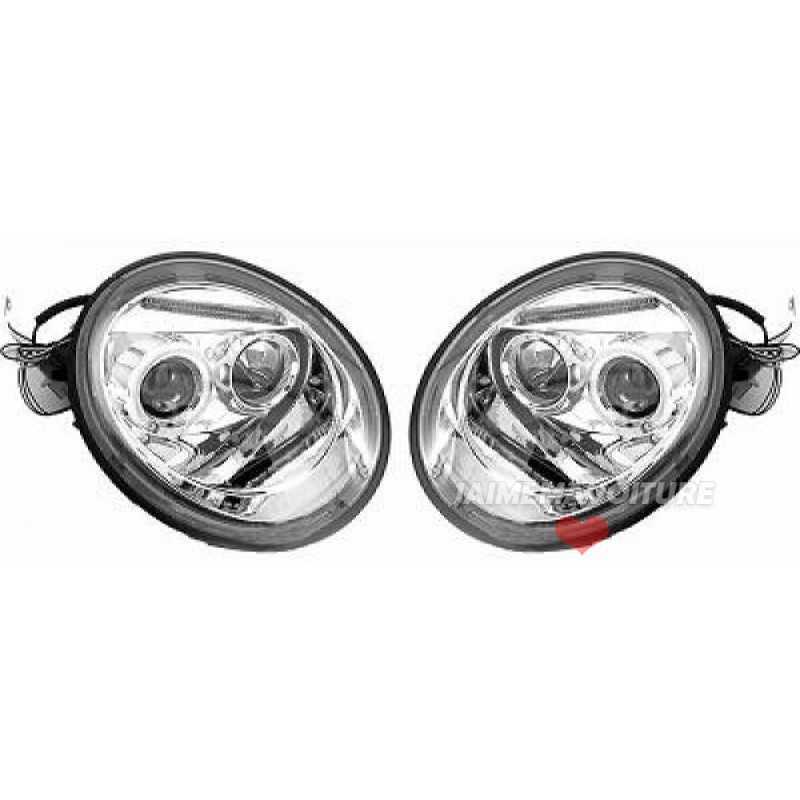 Phares angel eyes pour VW Beetle 1998-2005