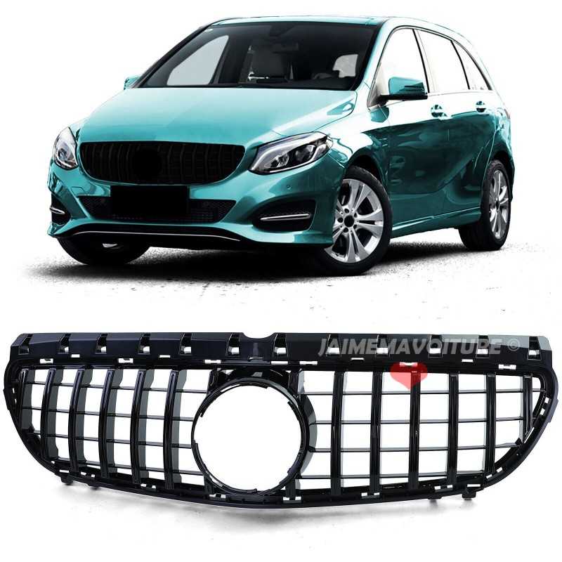 Panamericana-grill till Mercedes B-klass W246 2014-2018 - Svart