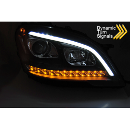 Phares avants tuning led pour Mercedes ML W164 2009-2011