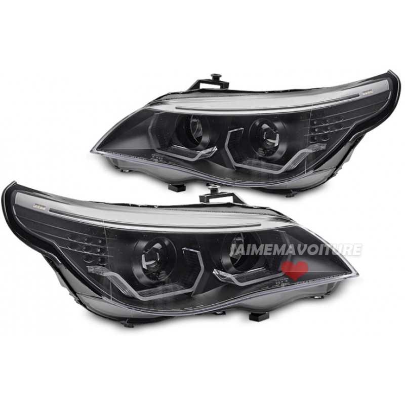 Fari anteriori a LED 3D per BMW Serie 5 2003-2007