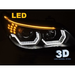 3D LED-strålkastare fram för BMW 5-serie 2003-2007