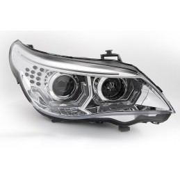 BMW Serie 5 2003 2004 2005 2006 2007 3D LED tuning fari anteriori